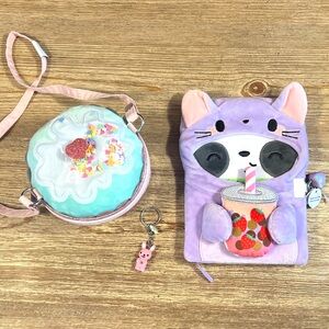 New Cupckae Crossbody Purse and Diary
